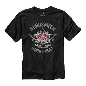 Camiseta Fatum - Aerosmith Authentic - Preto