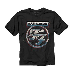 Camiseta Fatum Rock - Foo Figthers Gradient - Preto