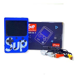 Retro Game Portatil - Sup Game Box- 400 Games Em 1 - Nintendinho - Azul