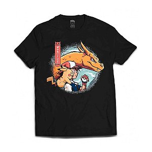 Camiseta  Kingsgeek - Pokemon  - Ash Go - Preto