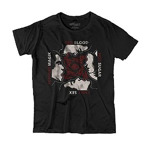 Camiseta Fatum Rock - Red Hot Chili Peppers - Blood Sugar Sex Magik - Preto