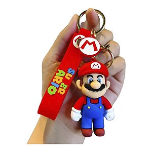 Chaveiro 3d Super Mario - Mario Bross