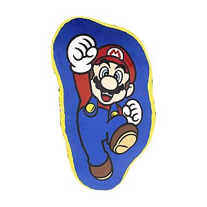 Almofada Formato Fibra Super Mario - Mario Bross