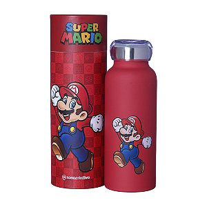 Garrafa Bubble - Zona Criativa - Super Mario - 500ml