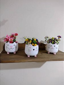 Vasinho porta suculentas e flores 16;99 cada