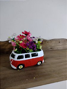 Vasinhos de suculentas kombi