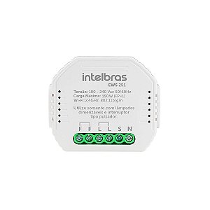 Controlador dimmer smart 1 canal Intelbras EWS 251
