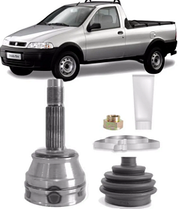 JUNTA HOMOCINÉTICA HOMOCINÉTICO STRADA 1.3/1.5/1.6 8V/16V 98 99 00 01 02 03 04 05 06 SEM ABS DENTES EXTERNO 22 INTERNO 22 VT5106