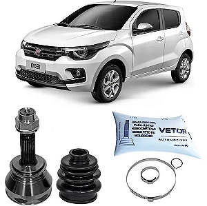 JUNTA HOMOCINÉTICA HOMOCINÉTICO PALIO MOBI SIENA UNO 1.0 16V 12 13 14 15 16 17 18 19 20 21 22 MANUAL DENTES EXTERNO 21 INTERNO 22 VT5159