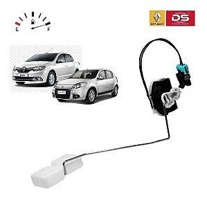 SENSOR NÍVEL BOIA COMBUSTIVEL LOGAN SANDERO 1.0/1.6 07 08 09 10 11 12 13 14 4CIL. 8V/16V FLEX 2388/T010159