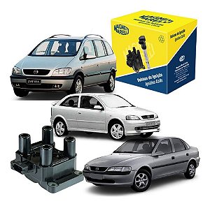 BOBINA IGNIÇÃO ASTRA 1.8/2.0 8V 99/09 VECTRA 2.0/2.2/2.4 99/11 ZAFIRA 2.0 8V/16V 01 02 03 04 05 06 07 08 09 10 11 12 13 14 (3 PINOS) "NGK" EBI8002A/U2078/BI0023MM"MM" EBI8002A/BI0023MM