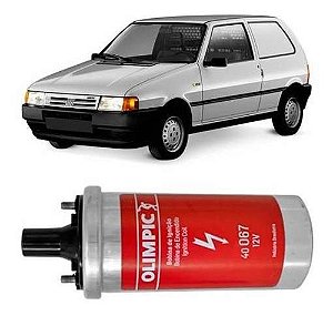 BOBINA IGNIÇÃO CARBURADO CHEVETTE/CHEVY 500 1.6 40074 / AMD1048