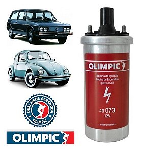 BOBINA IGNIÇÃO CARBURADO FUSCA/BRASILIA 1300/1500 40073/AMD1047