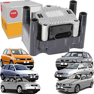 BOBINA IGNIÇÃO BORA 2.0 8V 00/ FOX 1.0/1.6 8V 03/10 GOL PARATI SAVEIRO G3/G4/G5/G6 1.0/1.6 8V 03/13 GOLF 1.6/2.0 8V 99/ POLO 1.6/2.0 8V 03/10 AUDI A3 A4 1.8 8V 96/ CORDOBA 1.6 8V 99/ 96 97 98 99 00 01 02 03 04 05 06 07 08 09 10 11 12 13 U2003/BI0017MM
