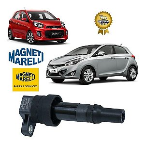 BOBINA IGNIÇÃO HB20 PICANTO 1.0 12V 3 CILINDROS 11 12 13 14 15 16 17 18 "MM" BI0079MM