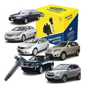 BOBINA IGNIÇÃO IX35 10/15 2.0 16V SANTA FÉ 12/18 SONATA 10/15 2.4 16V KIA CERATO 11/15 2.0 16V SORENTO 10/13 2.4 16V SPORTAGE 10/15 2.4 16V 10 11 12 13 14 15 16 17 18 BI0073MMA