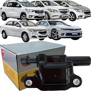 BOBINA IGNIÇÃO ONIX PRISMA 1.0/1.4 15 16 17 18 CAMARO U5132/EBI5017/12619161/BI0119MM