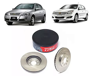DISCO FREIO DIANTEIRO VENTILADO Astra Vectra 2.0i 8V 05 06 07 08 09 10 11 12 13 "TRW" HF25E/RCDI07500 VALOR UNITÁRIO (COMPRE 2 PEÇAS)