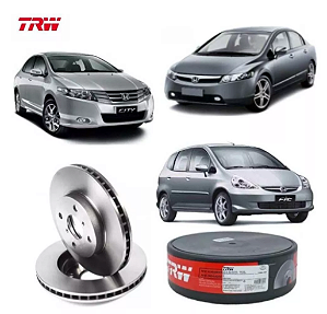 DISCO FREIO DIANTEIRO VENTILADO City Civic Hacth Fit 1.4/1.5/1.6/1.7 91 92 93 94 95 96 97 98 99 00 01 02 03 04 05 06 07 08 09 10 11 12 13 14 "TRW" HF700/RPDI00570 VALOR UNITÁRIO (COMPRE 2 PEÇAS)