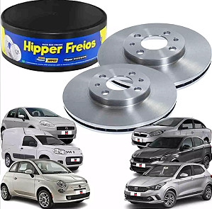 DISCO FREIO DIANTEIRO VENTILADO 500 Argo Cronos Fiorino Grand Siena Idea Linea Palio Punto Stilo Tempra 1.3/1.4/1.6/1.8/1.9/2.0 8v/16v 02 03 04 05 06 07 08 09 10 11 12 13 14 15 16 17 18 19 20 21 22 HF32 VALOR UNITÁRIO (COMPRE 2 PEÇAS)
