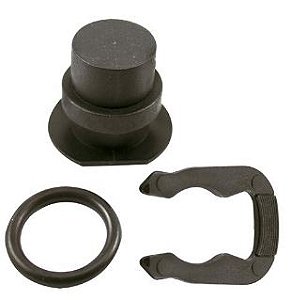 KIT TAMPÃO CARCAÇA VÁLVULA TERMOSTÁTICA GOL SAVEIRO VOYAGE PARATI G4 G5 G6 FOX SPACEFOX CROSSFOX 03/14 POLO 02/14 02 03 04 05 06 07 08 09 10 11 12 13 14 AMD26196/B0296/B296