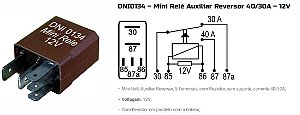 MINI RELE REVERSOR 5 PINOS 12V DNI0134 UNID.