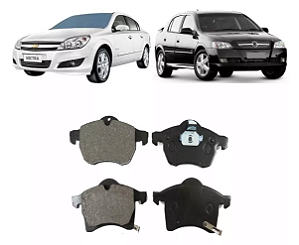 PASTILHA FREIO ASTRA MERIVA VECTRA ZAFIRA 1.4/1.8/2.0/2.2/2.4 8V/16V 01 02 03 04 05 06 07 08 09 10 ARO 15 ECO1022/SYL1104/N-351