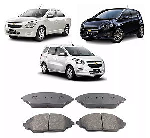 PASTILHA FREIO COBALT SONIC SPIN 1.4/1.6/1.8 8V/16V 12 13 14 15 16 17 COM ABS LT/LTZ ECO1516/SYL2115/N-378