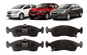 PASTILHA FREIO COBALT PRISMA ONIX 1.0/1.4/1.8 12 13 14 15 16 17 18 19 20 21 SEM ABS ECO1496/SYL2114/N-367