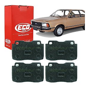 PASTILHA FREIO FIAT 147 77/86 FIORINO 83/87 OGGI 83/85 PANORAMA 80/86 SPAZIO 83/85 BELINA CORCEL SCALA 80/89 77 78 79 80 81 82 83 84 85 86 87 88 89 ECO1084/SYL1184