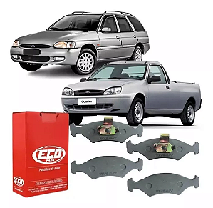 PASTILHA FREIO DIANTEIRA COURIER ESCORT FIESTA KÁ 1.3/1.4/1.6/1.8 8V/16V FIESTA 1.0 SUPERCHARGER 97 98 99 00 01 02 03 04 05 06 07 08 09 SEPHIA 1.5/1.6/1.8 8V/16V 93 94 95 96 97 98 99 00 01 ECO1231/SYL1230/N-138