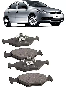 PASTILHA FREIO GOL PARATI SAVEIRO VOYAGE 1.0/1.6 8V 12 13 14 15 16 ECO1509/SYL1419/N-286