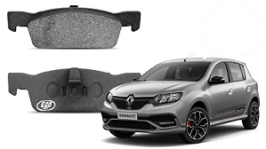 PASTILHA FREIO LOGAN SANDERO 1.0/1.6/2.0 8V/16V 14 15 16 17 18 19 20 21 22 ECO1538/SYL2343/N-457