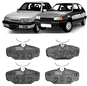 PASTILHA FREIO TRASEIRO TRASEIRA KADETT IPANEMA MONZA 2.0 8V 92 93 94 95 96 ECO1021/SYL1082/N-316