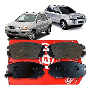 PASTILHA FREIO HYUNDAI TUCSON 06/18 SONATA 03/05 CADENZA EX 3.5 MAGENTIS 07/ OPTIMA 03/06 KIA SOUL 1.6 16V SPORTAGE 2.0/2.7 05/10 03 04 05 06 07 08 09 10 11 12 13 14 15 16 17 18 ECO1388/SYL2274/N1231