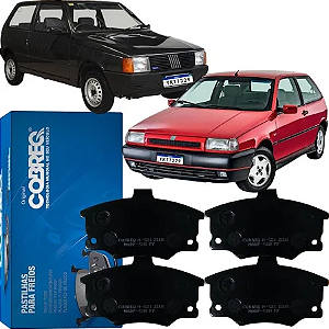PASTILHA FREIO DIANTEIRA TIPO UNO 1.5R/1.6R 87 88 89 90 91 92 93 94 95 96 97 ECO1073/SYL1192/N-521