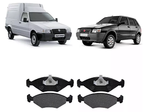 PASTILHA FREIO FIORINO TIPO UNO WAY 1.0/1.6 93 94 95 96 97 98 99 00 01 02 03 04 05 06 07 08 09 10 ECO1074/SYL1189/N-511