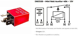 RELE AUXILIAR 30A CORSA/PALIO/MAREA/BRAVA 4 PINOS DNI0128 UNID.