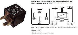 RELE AUXILIAR BOMBA COMB. VW BX 12V 4 PINOS DNI0129 UNID.