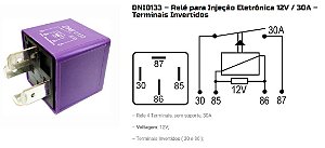 RELE BOMBA COMBUSTIVEL CORSA 4 PINOS DNI0133 UNID.