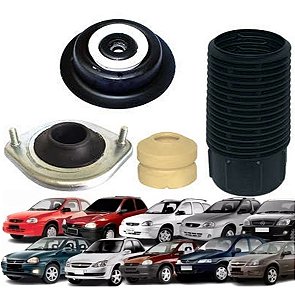 KIT AMORTECEDOR DIANTEIRO CELTA PRISMA 01/14 CORSA 94/10 CLASSIC 10/14 94 95 96 97 98 99 00 01 02 03 04 05 06 07 08 09 10 11 12 13 14 15 16 COM CALÇO "PRATO MOLA" KC30524/15010-3