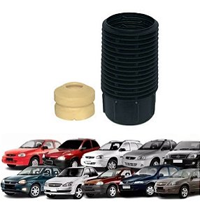 KIT AMORTECEDOR BATENTE DIANTEIRO CELTA PRISMA 01/14 CORSA 94/10 CLASSIC 10/14 94 95 96 97 98 99 00 01 02 03 04 05 06 07 08 09 10 11 12 13 14 15 16 "PARCIAL" 15009