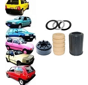 KIT AMORTECEDOR DIANTEIRO BATENTE COM ROLAMENTO COXIM SUPORTE UNO ELBA FIORINO PRÊMIO 84 85 86 87 88 89 90 91 92 93 94 95 96 97 98 99 00 01 02 03 04 15066