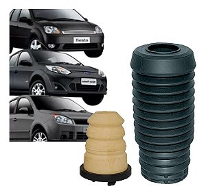KIT AMORTECEDOR DIANTEIRO COXIM BATENTE FIESTA ECOSPORT 03/14 SUPERCHARGE 03 04 05 06 07 08 09 10 11 12 13 14 15151