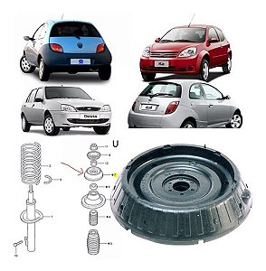 COXIM KIT AMORTECEDOR TRASEIRO SUPORTE BATENTE FIESTA 96/02 KA 96/13 96 97 98 99 00 01 02 03 04 05 06 07 08 09 10 11 12 13 14 12039