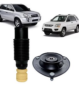 KIT AMORTECEDOR DIANTEIRO ROLAMENTO BATENTE COXIM BATENTE SUPORTE HYUNDAI TUCSON SPORTAGE 06/16 06 07 08 09 10 11 12 13 14 15 16 15192