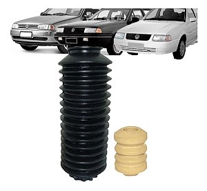 KIT BATENTE AMORTECEDOR DIANTEIRO COXIM COIFA SUPORTE GOL PARATI SAVEIRO BOLA G2 95/99 SANTANA 91/06 91 92 93 94 95 96 97 98 99 00 01 02 03 04 05 06 15256