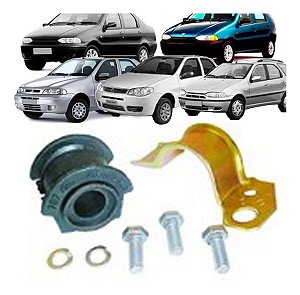 KIT ESTABILIZADORA BUCHA BARRA PALIO SIENA STRADA WEEKEND 97/14 97 98 99 00 01 02 03 04 05 06 07 08 09 10 11 12 13 14 LADO ESQUERDO (MOTORISTA) 20MM 81098