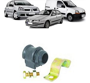 KIT ESTABILIZADORA BUCHA BARRA RENAULT CLIO 98/13 KANGOO 98/09 MEGANE 99/06 81141 98 99 00 01 02 03 04 05 06 07 08 09 10 11 12 13