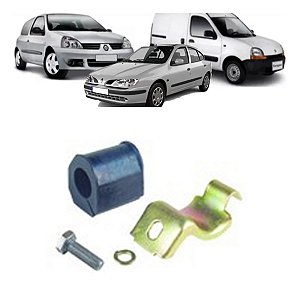 KIT ESTABILIZADORA BUCHA BARRA RENAULT CLIO 98/13 KANGOO 98/09 MEGANE 99/06 81141 98 99 00 01 02 03 04 05 06 07 08 09 10 11 12 13 INTERNO 81142